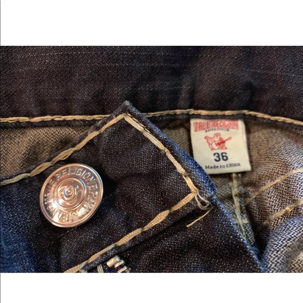 True Religion Men’s Super T Straight Jeans - Picture 6 of 8